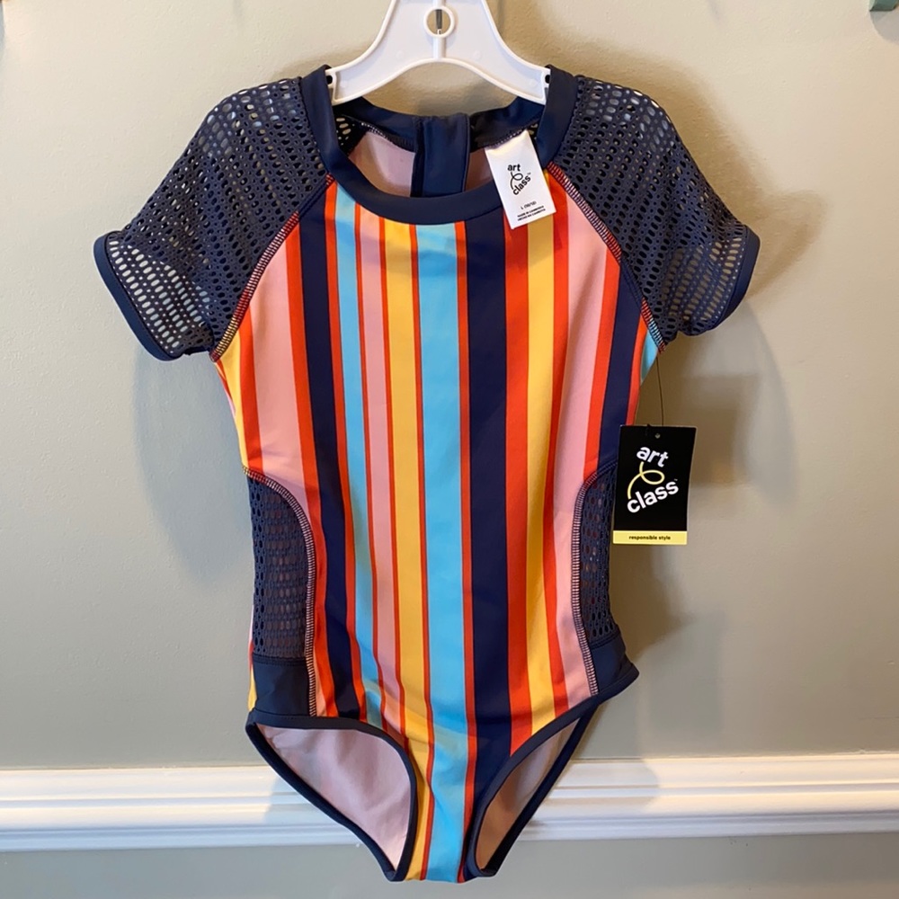 Swimsuit Retro Stripes NWT